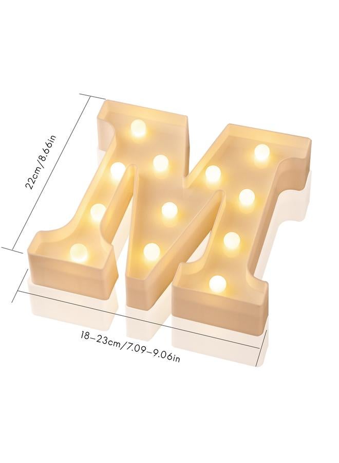 LED 26 Alphabet Letter Number Lights Ampersand Symbol Love Heart Light Up Sign Lamp For Love Wedding Home Party Holiday Bar Decoration