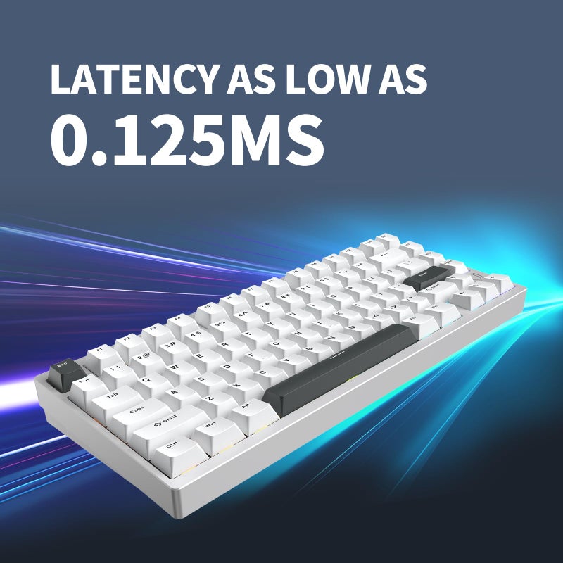 IROK MG75PRO 81 Keys Wired Magnetic Switch Mechanical Keyboard, Hall Effect, 8KHZ/ARGB/CNC Aluminum, Gasket Structure Gaming Keyboard(Silver - Image 5