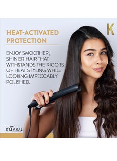 kaaral ExtraK Bio-Peptide Thermal Leave-In Hair Mask (50ml), 4-Minute Repair & Heat Protection, Strengthens Damaged Hair, Restores Shine & Elasticity, Professional Keratin Treatment  - Image 4