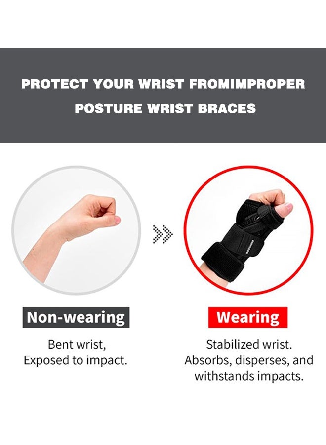 Polish'D Thumb Splint with Wrist Brace, Thumb Support Brace for Wrist Hand Thumb Stabilizer Fits Both Right Left Hand for Men and Women - Image 4