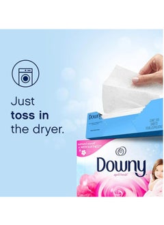 Downy Downy April Fresh Fabric Softener Dryer sheets 105 count  - Image 3