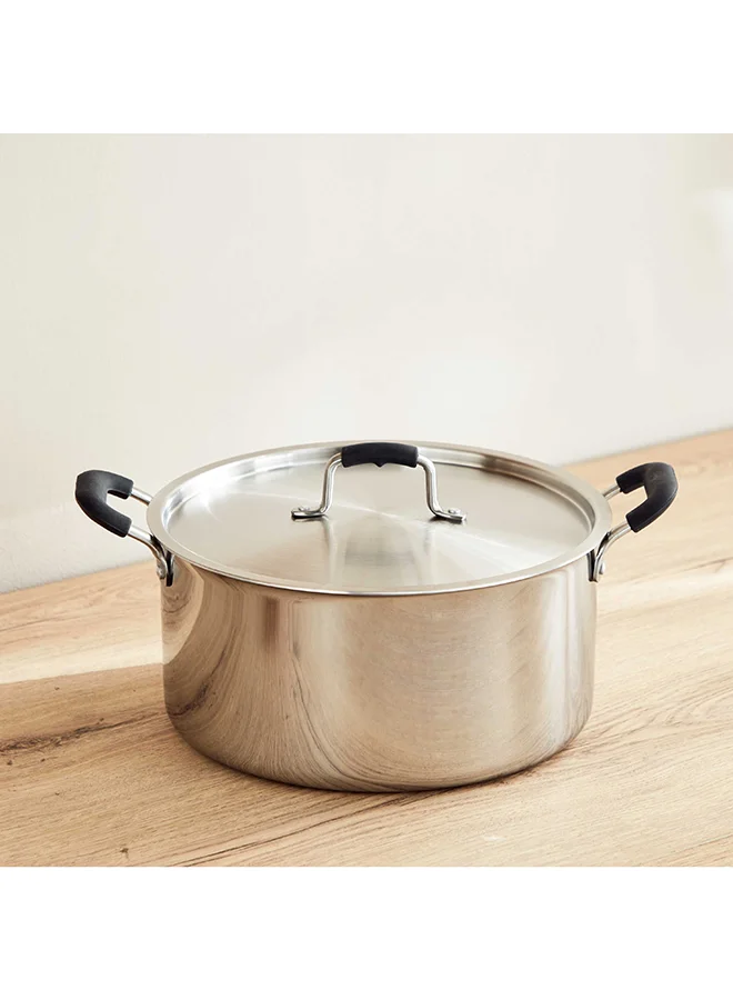 Home Box Glisten Triply Casserole with Steel Lid 36 x 16 x 28 cm