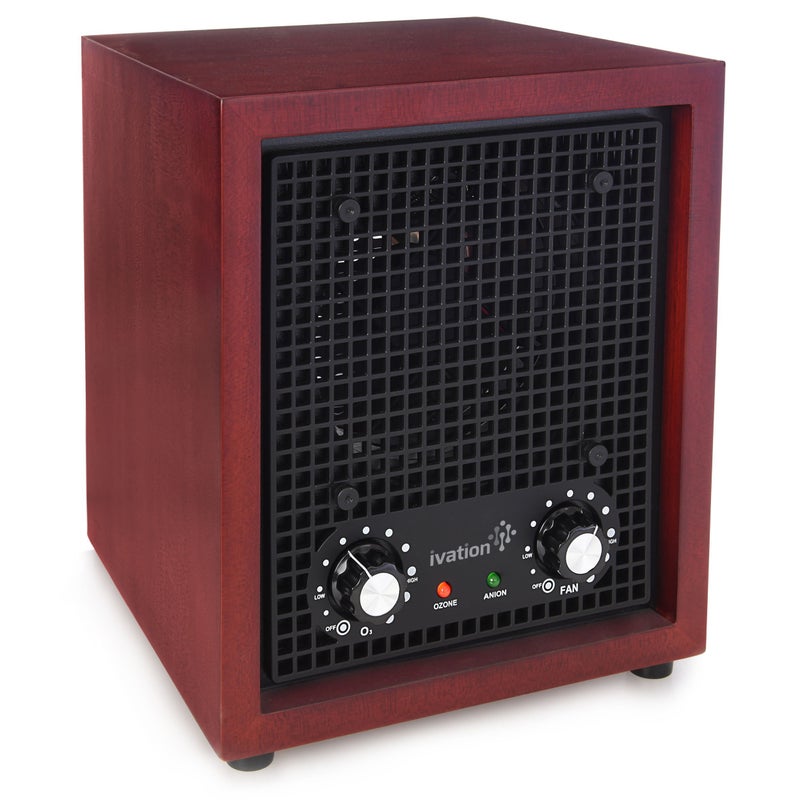 Ivation Ozone Generator Air Purifier, Ionizer & Deodorizer -Purifies Up to 3,500 Sq/Ft -Great for Dust, Pollen, Pets, Smoke & More Cherry - Image 1