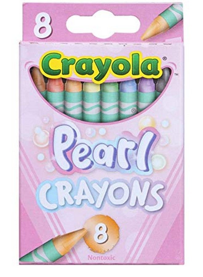Crayola Pearl Crayons (8) - Image 1