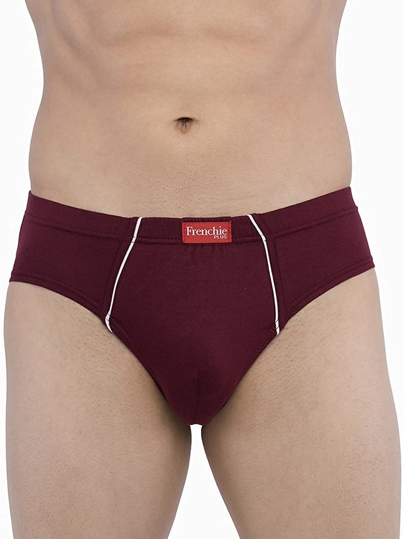VIP Frenchie Plus Mens Cotton Brief (Pack of 6) Assorted (95 CM) - Image 2