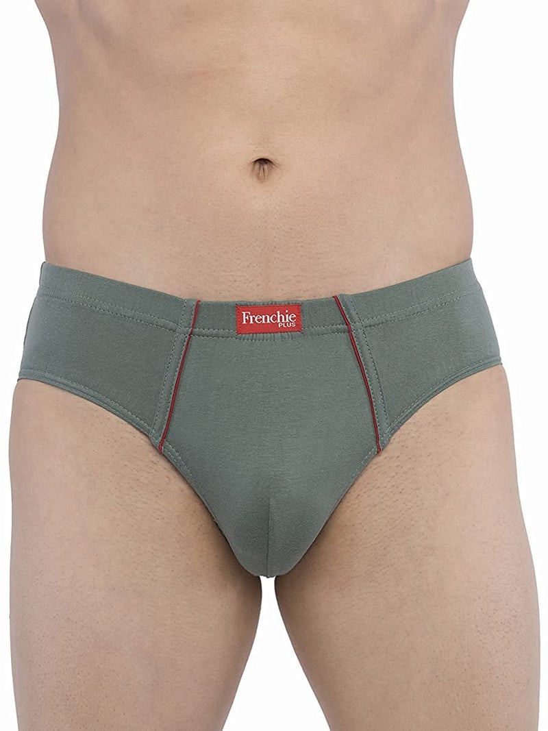VIP Frenchie Plus Mens Cotton Brief (Pack of 6) Assorted (95 CM) - Image 3