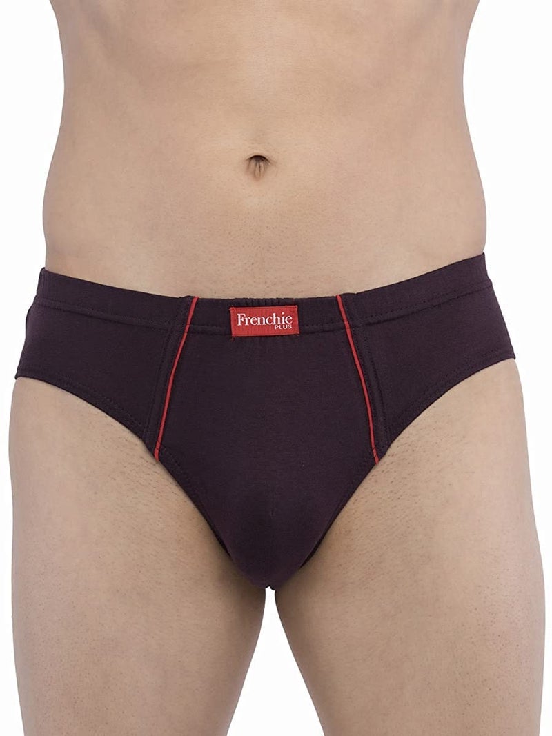 VIP Frenchie Plus Mens Cotton Brief (Pack of 6) Assorted (95 CM) - Image 4