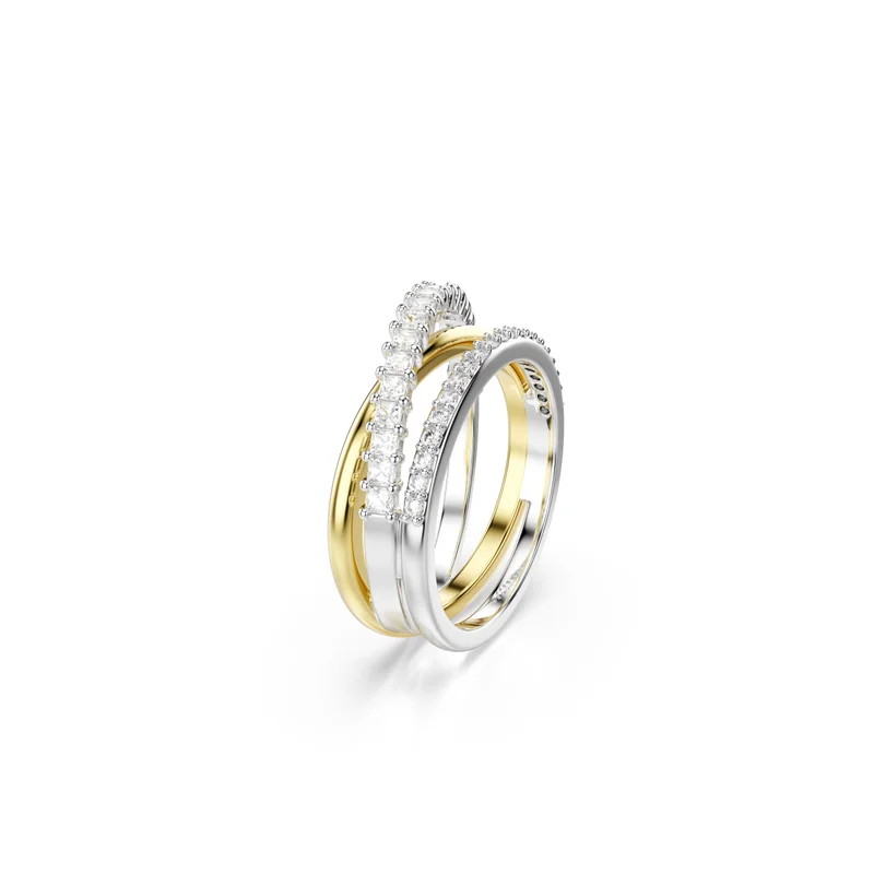 SWAROVSKI Re Hyperbola:3 Band Single Ring