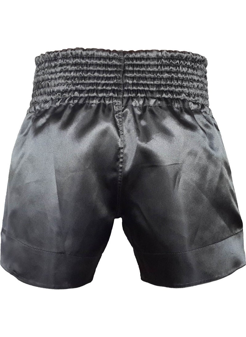 By Leon 1982 Leon Ground Kickboxing and Muay Thai Shorts Black BYL1006  - Image 5