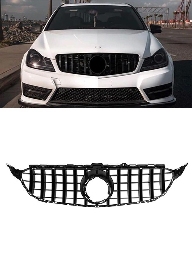 Generic Car front grille compatible with Mercedes CW205 Model 2019 – 2021 GT Without Camera Hole - Image 1