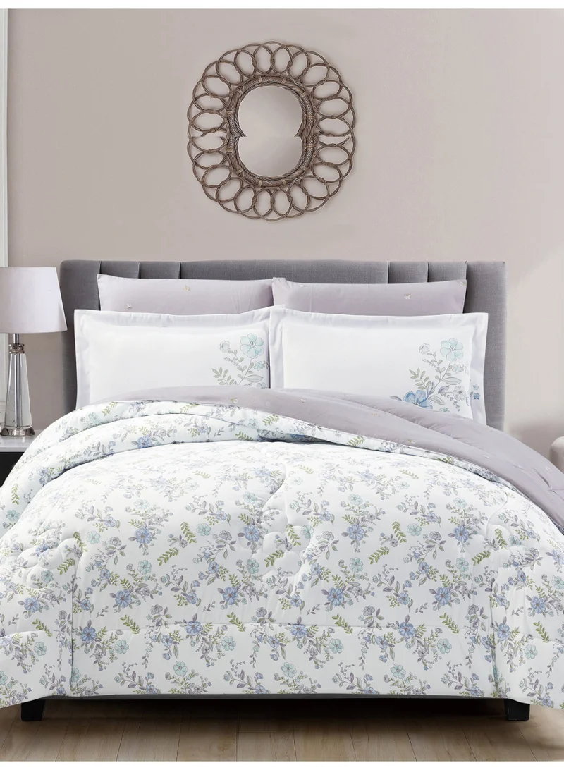 دوناتيلا طقم مفرش سرير صيفي نفرين 200×200 سم 6 قطع زيتي