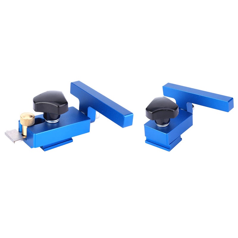 Fence Flip Limit Woodworking Tool 30#/45# Aluminum Alloy t track Stop Tool (30#+45# ) - Image 4