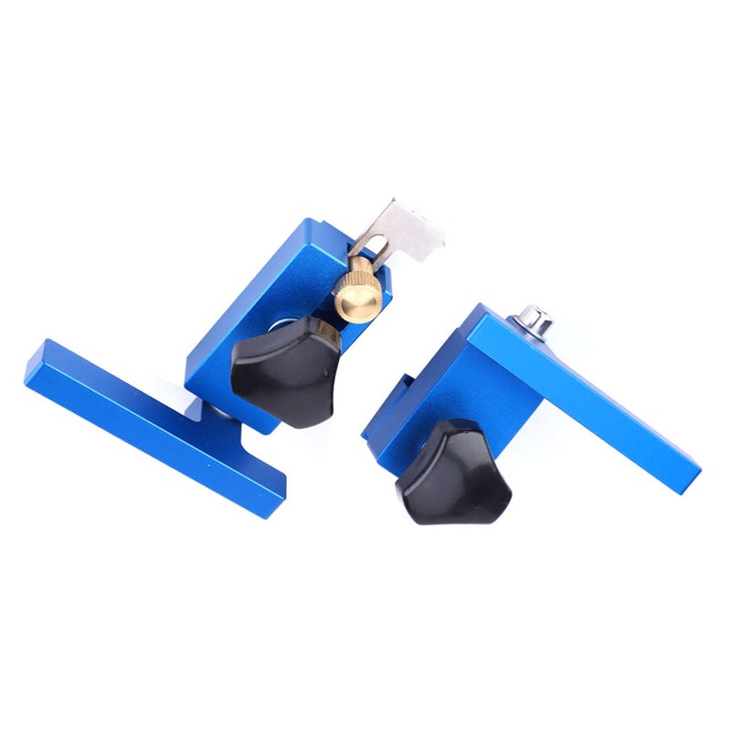 Fence Flip Limit Woodworking Tool 30#/45# Aluminum Alloy t track Stop Tool (30#+45# ) - Image 5