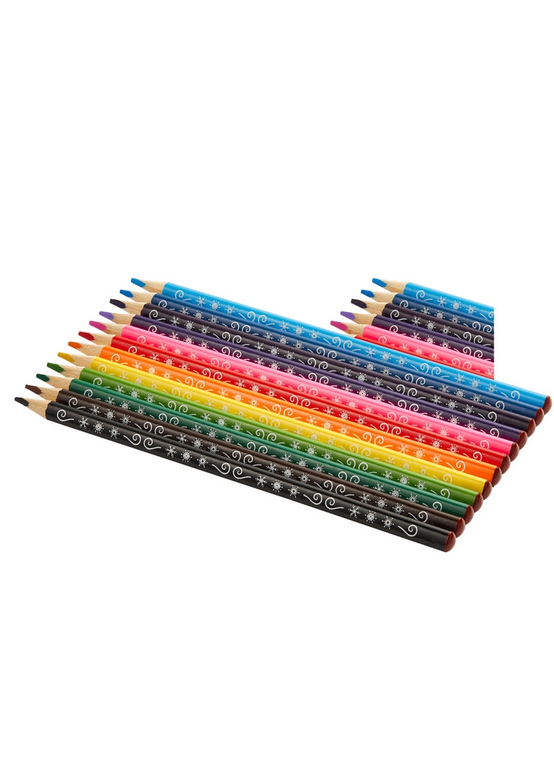 Disney - Frozen 12Pc Colour Pencils Triangular - Image 1