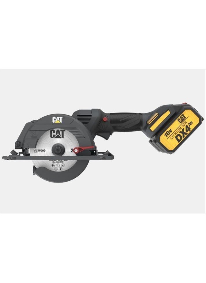 Catterpillar CAT DX5010 18V Cordless Circular Saw - Lightweight, Powerful, and Versatile for Woodworking and DIY Projects  - Image 1