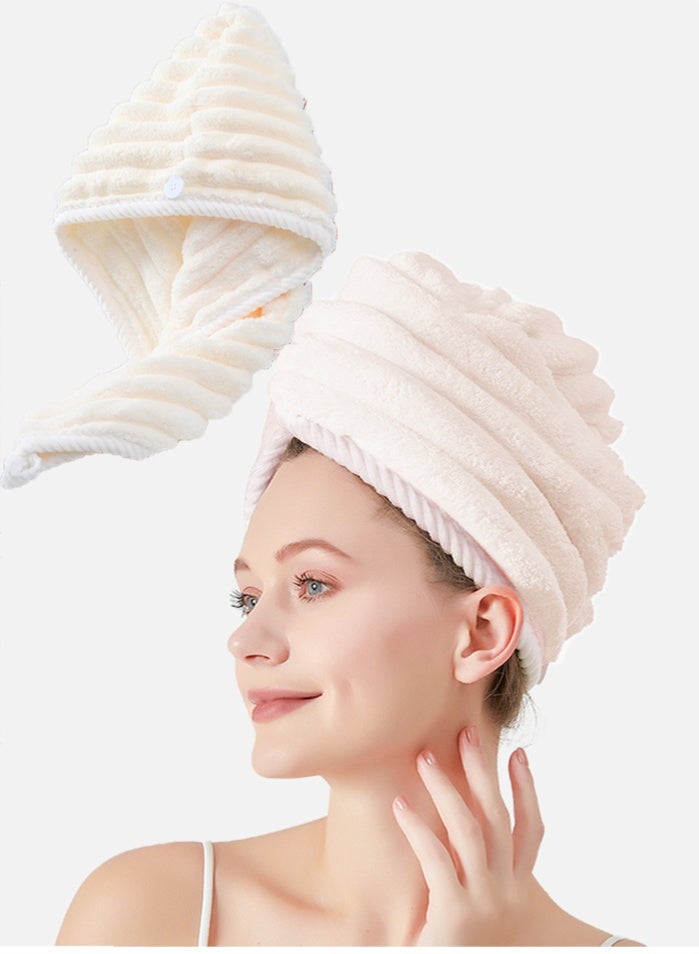 مس تيارا طقم مناشف، طقم مناشف حمام مكون من 3 قطع، 100% قطن ممشط، سريع الجفاف، ماص للغاية، مناشف حمام سميكة ناعمة للفنادق للاستحمام والسبا، تتضمن مجموعة المناشف مناشف حمام ومناشف يد وغطاء لتجفيف الشعر 80*150 سم - Image 2