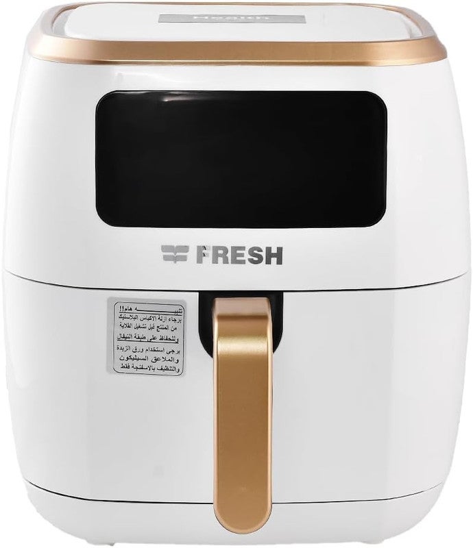 Fresh 1800 Watts Air Fryer with Digital Display, 7 Liter Capacity, White - Image 1