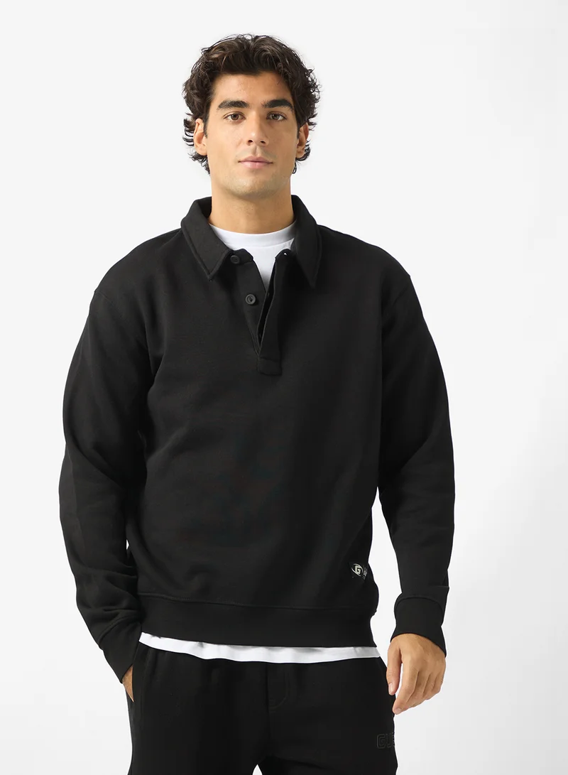 GUESS Nicco Polo Neck Sweatshirt