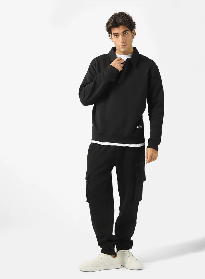 GUESS Nicco Polo Neck Sweatshirt