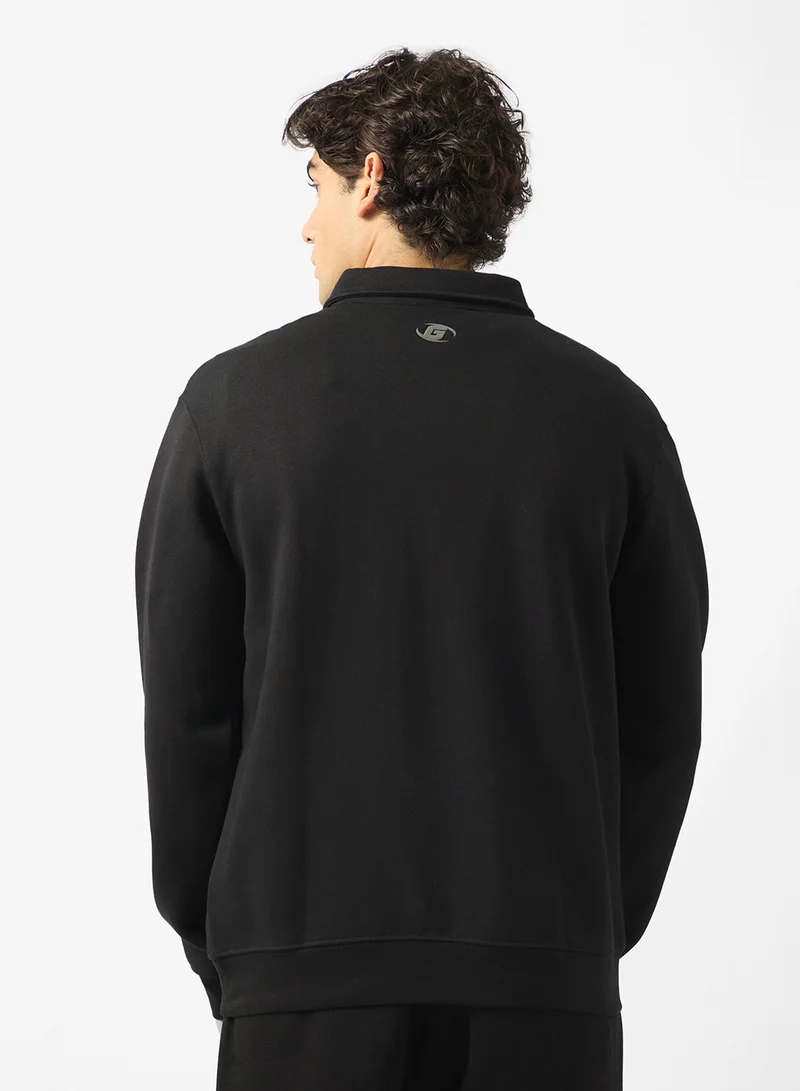 GUESS Nicco Polo Neck Sweatshirt
