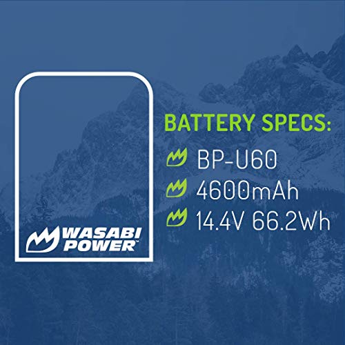 Wasabi Power Battery for Sony BP-U60 and Sony PMW-100, PMW-150, PMW-160, PMW-200, PMW-300, PMW-EX1, PMW-EX1R, PMW-EX3, PMW-EX160, PMW-EX260, PMW-EX280, PMW-F3, PXW-FS5, PXW-FS7 - Image 3
