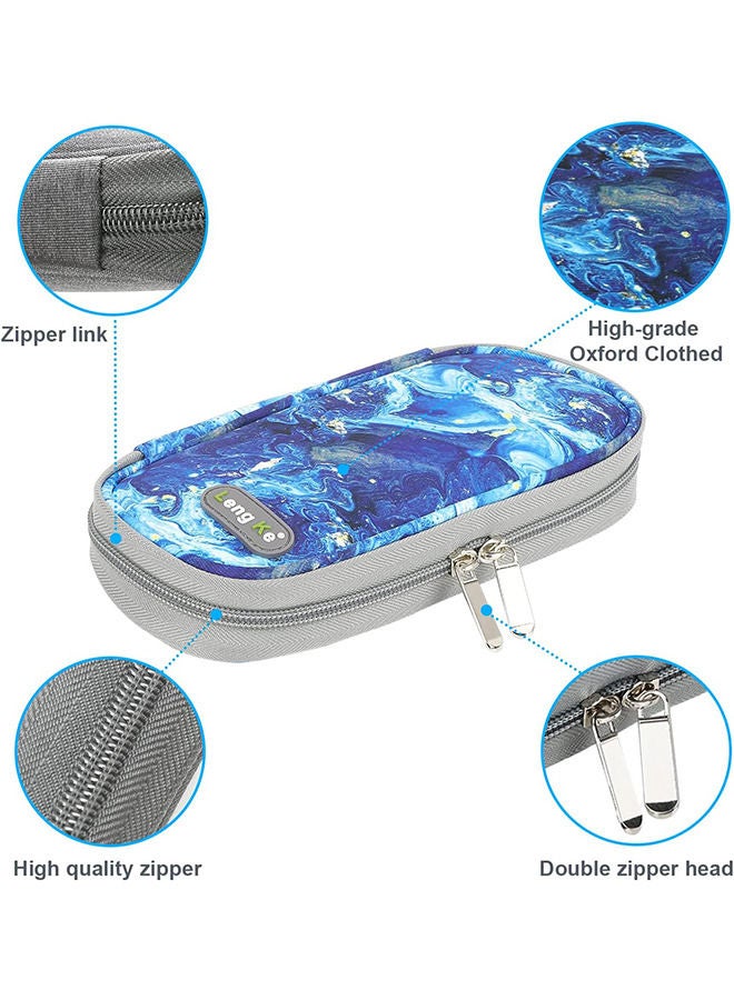 Leng Ke Portable Insulin Cooler Travel Case Diabetic Cooler Bag Insulin Cooling Bag Insulated Organizer for Insulin Pen and Insulin Medicine Diabetic Supplies with 2 Nylon Ice Packs - Image 4