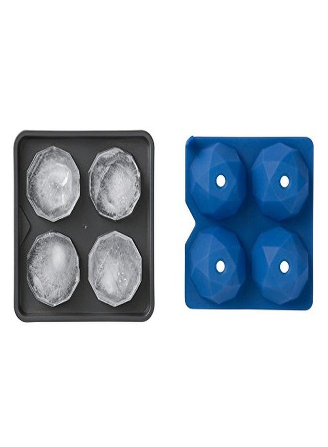 Rabbit Geometric Ice Rocks Mold (Blue/Slate) - Image 4