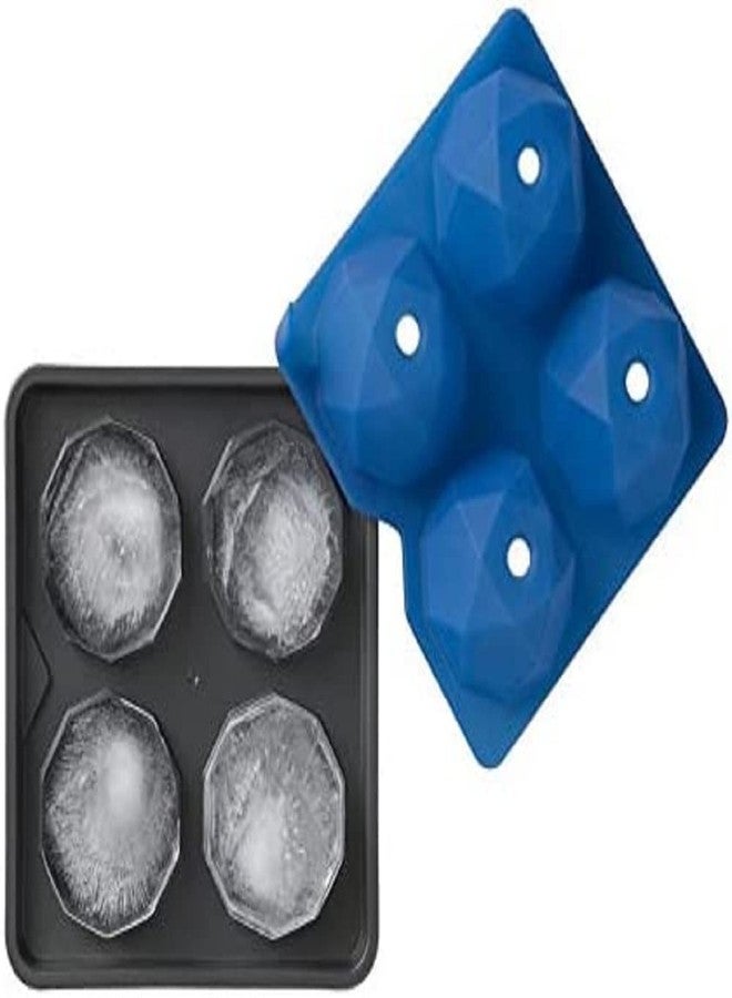 Rabbit Geometric Ice Rocks Mold (Blue/Slate) - Image 1