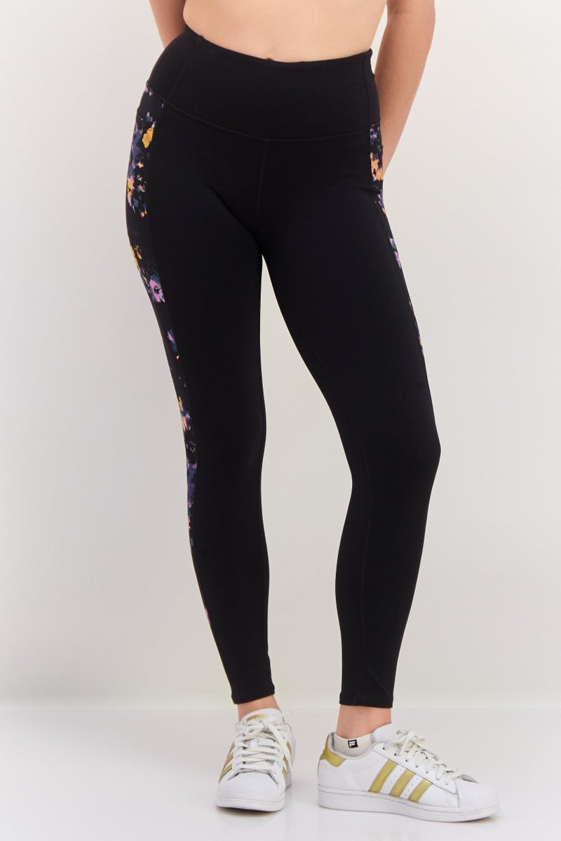 SKECHERS Women Sportswear Fit Training Legging, Black Combo - Image 1