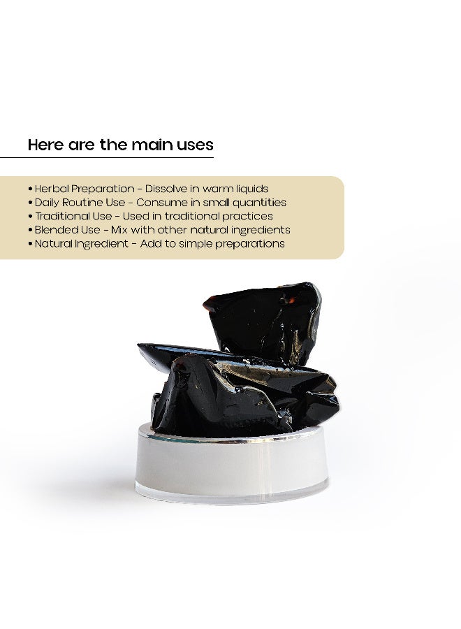 OGOC Himalayan Shilajit Resin Natural Mineral Resin Traditional Himalayan Extract Pure Resin Concentrate Authentic Mountain Source Daily Wellness Routine - Image 3