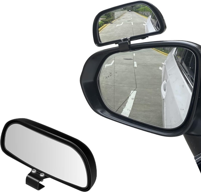 ChicAbode 2 Pack Universal Blind Spot Mirrors, HD Wide Angle Rearview Side Mirrors with Adjustable Mount, Waterproof for Cars, Trucks, SUVs - Image 1