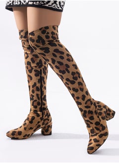 LIFESTYLISH Long boot stylish for woman suede heeled - Tiger LB-3 