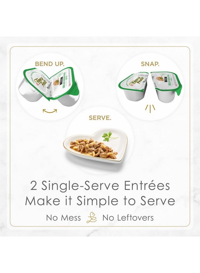 Fancy Feast Y Feast Gourmet Wet Cat Food Variety Pack, Petites Gravy Collection, BreakApart Tubs, 48 Servings  (Pack Of 24) 2.8 Oz. Tubs - Image 2