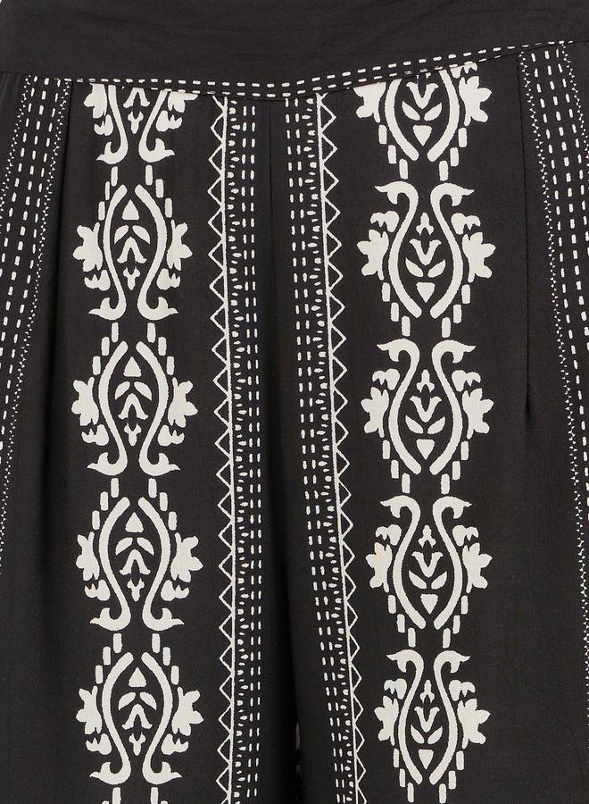 Styli Printed Wide Leg Pants - Image 3