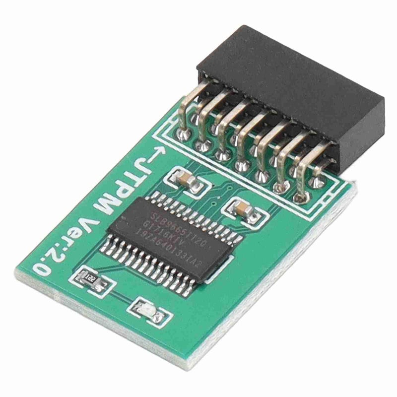 TPM 2.0 Security Module 14 Pin LPC Interface Strong Encryption Board Win11 Compatible Green - Image 4