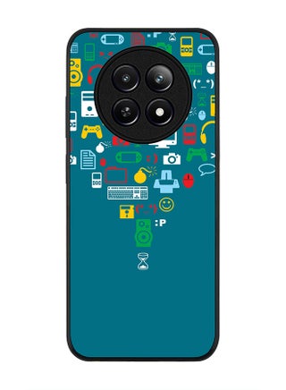 Rugged Black edge case for Realme 12 / Realme 12x, Slim fit Soft Case Flexible Anti Drop TPU Gel Thin Cover -  Convergence (Green) - pzsku/Z4B43408C4531970EAC7DZ/45/_/1725356283/fbf2cd69-3afe-4480-9213-5eb074b0a5f0
