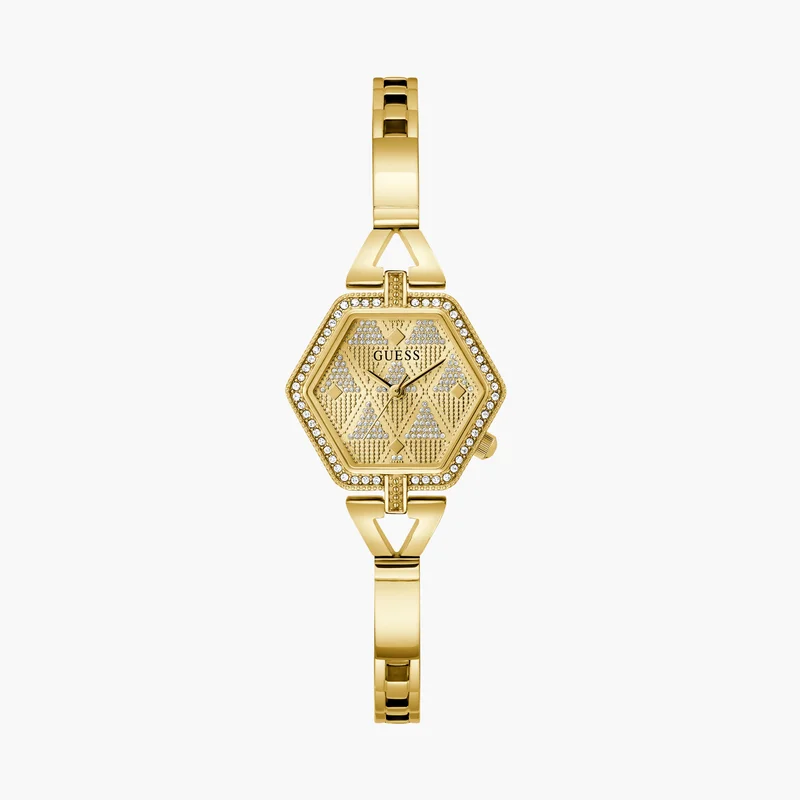 جس Gold Analog Watch for Women