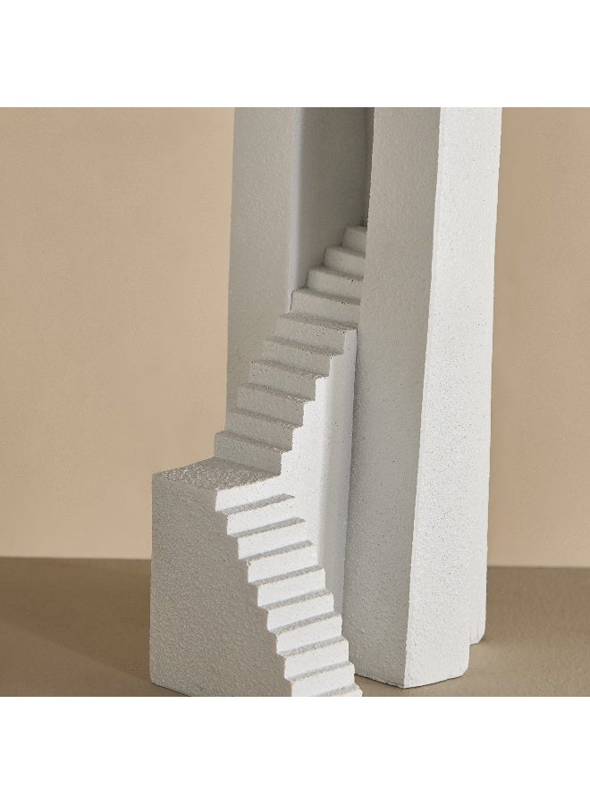 Home Box طاولة درج بيضاء من بولي ريزين - Image 3