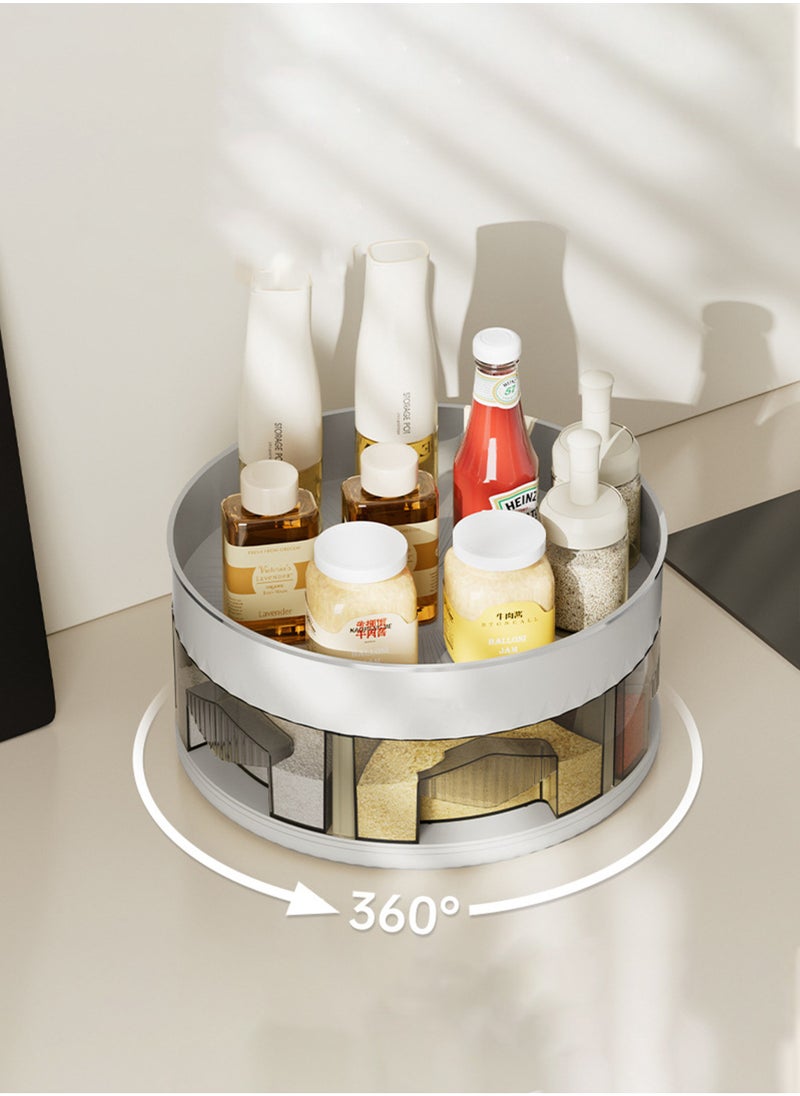 Double-Layer Rotating Spice Rack – 360° Rotating Base for Kitchen Cabinets, Countertops, and Pantries - pzsku/Z4B435725A6AA054F301AZ/45/_/1736215056/f53261cb-aa38-40df-9c16-23ffd0bb0f27