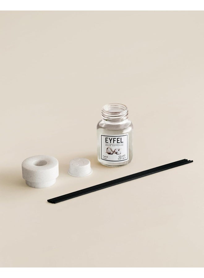 EYFEL eyfel eau de parfum Reed Diffuser, Cotton- 120ml - Image 4