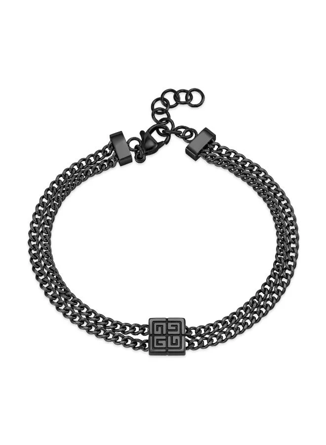 غاي لاروش سوار تشارلي بلاك بسلسلة مزدوجة للرجال ١٨٠ ملم