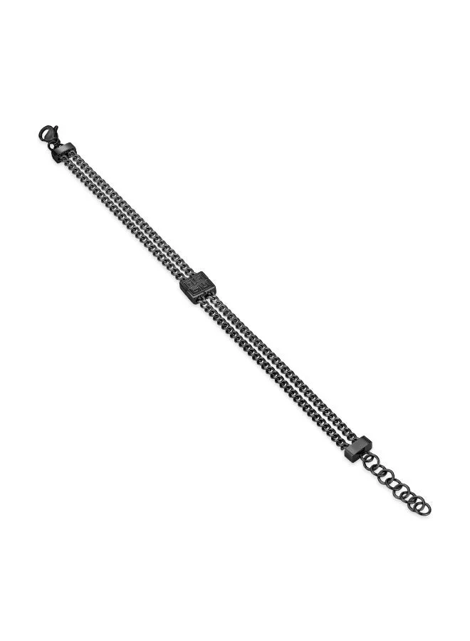 غاي لاروش سوار تشارلي بلاك بسلسلة مزدوجة للرجال ١٨٠ ملم