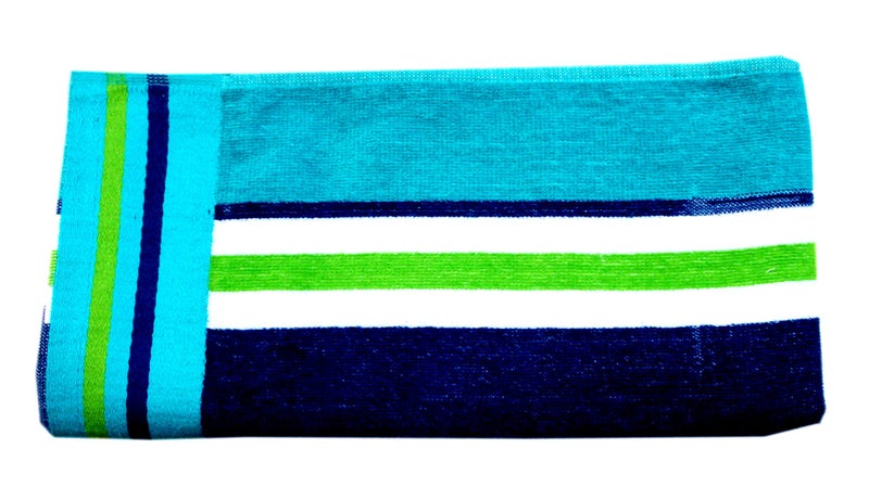Space Fly Light Weight, Striped Fine Soft & Cotton Hand Towels for Kitchen and Wash Basin (12X18 Inch_ Multicolour) (Set of 2) - Image 3