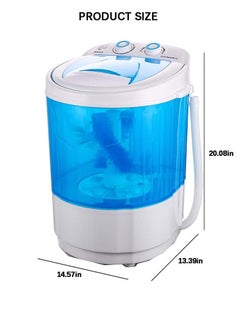 ELTRAZONE Shoe Washing Machine Small Household, Portable Lazy Washing Machine, 360° Cleaning, 10 Minutes Fast Cleaning, Safe Material Does Not Hurt Shoes Blue/White  - Image 3