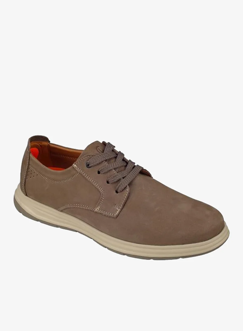 لو كونفورت Men Lace-Up Leather Ankle Sneakers