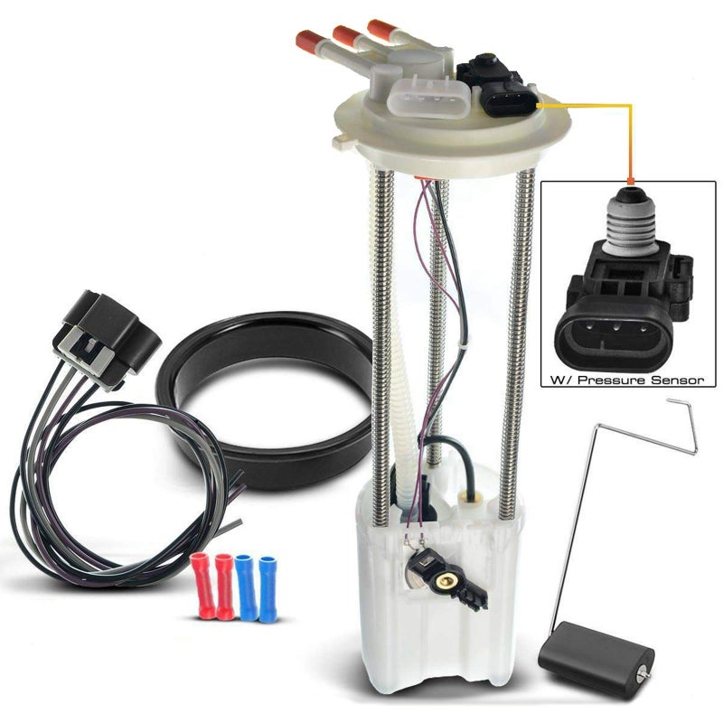 YHTAUTO Electric Fuel Pump with Pressure Sensor for Chevrolet Silverado 1500 2500 3500 1999-2004 GMC Sierra - Image 1