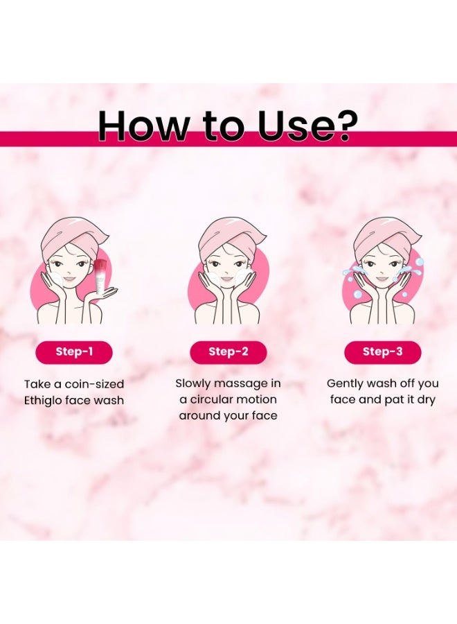 إيثيجلو غسول الوجه الرغوي إيثيغلو للتنظيف العميق لبشرة صحية وناعمة وملساء | يزيل الأوساخ والشوائب والزيوت الزائدة | مناسب لجميع أنواع البشرة | عبوة واحدة (70 مل) - Image 4