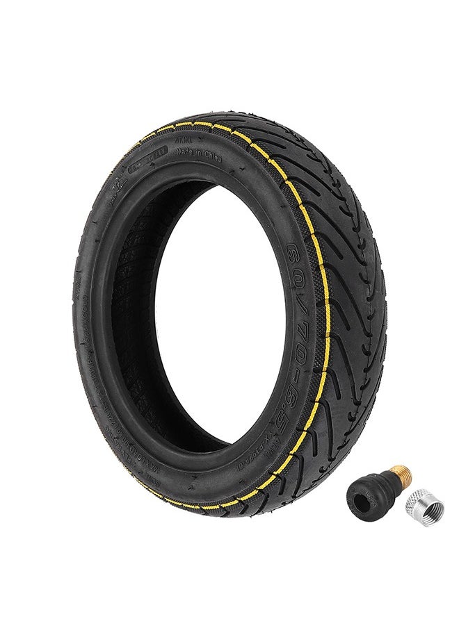 S-Color 60/70-6.5 Tubeless Tire with Valve for Segway Ninebot Max G30 Scooter 10 inch Vacuum Tyre  - Image 1
