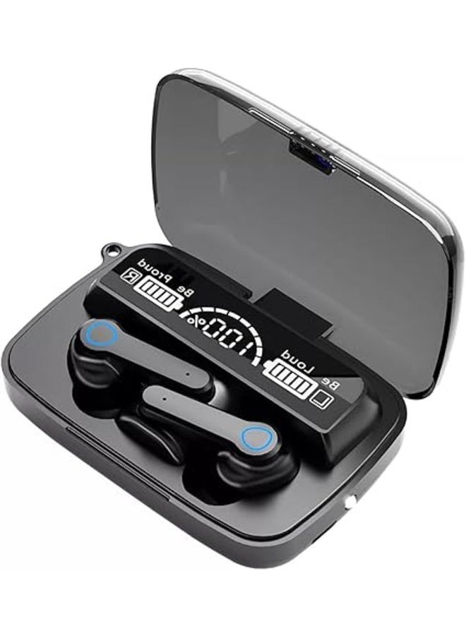 NEWEST Imported M19 Wireless Earbuds Earphone Touch Headset Digital LED Display Headphone Sports Audifonos Microphone & Flashlight Deep Bass Immersive Stereo Sound Quality Long-Play Time Easy to Connect  - Image 2