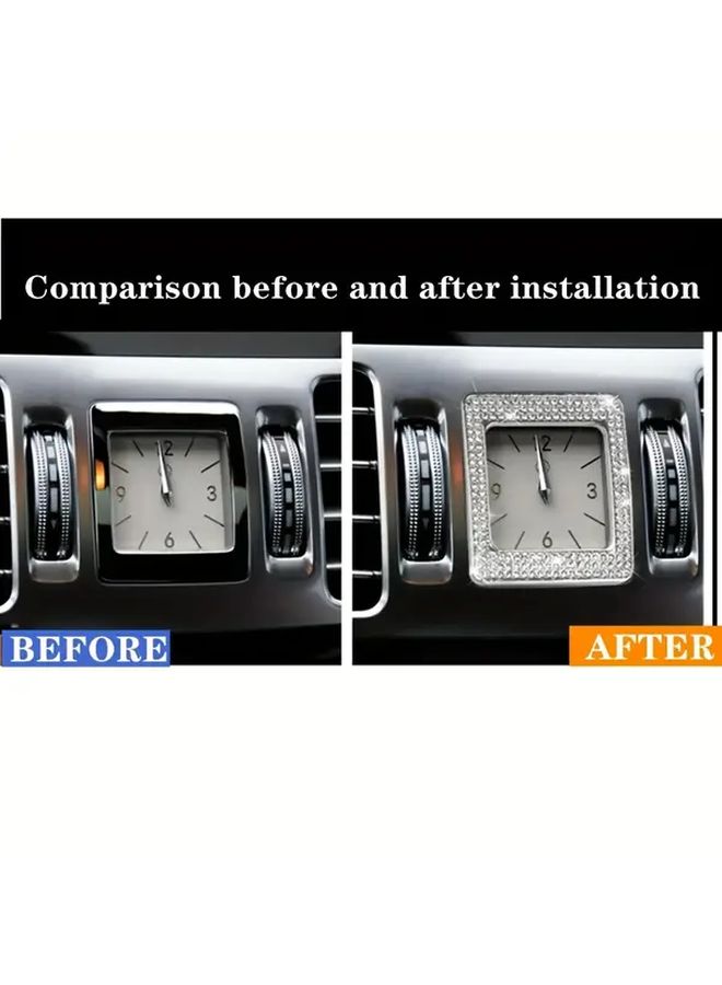 Round Diamond Dashboard Clock for Mercedes C E S CLS GLC - Image 4